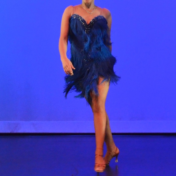 Ballroom Latin Salsa Dress - Picture 7 of 7